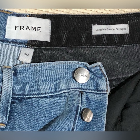 Frame Two Tone Jeans - Picture 4 of 9